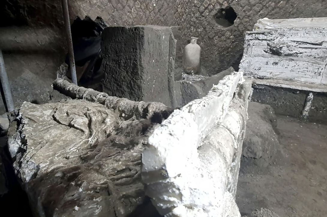На вилле под Помпеями нашли комнату рабов.