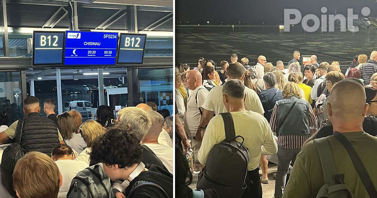Zborul FlyOne Verona – Chișinău, întârziat cu aproape șase ore fără explicații.