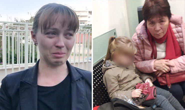 Асаф Хирш опубликовал в "Фейсбуке" видеосъемку плачущей Анны, которая говорит на иврите, что ей не дают повидаться с дочкой.