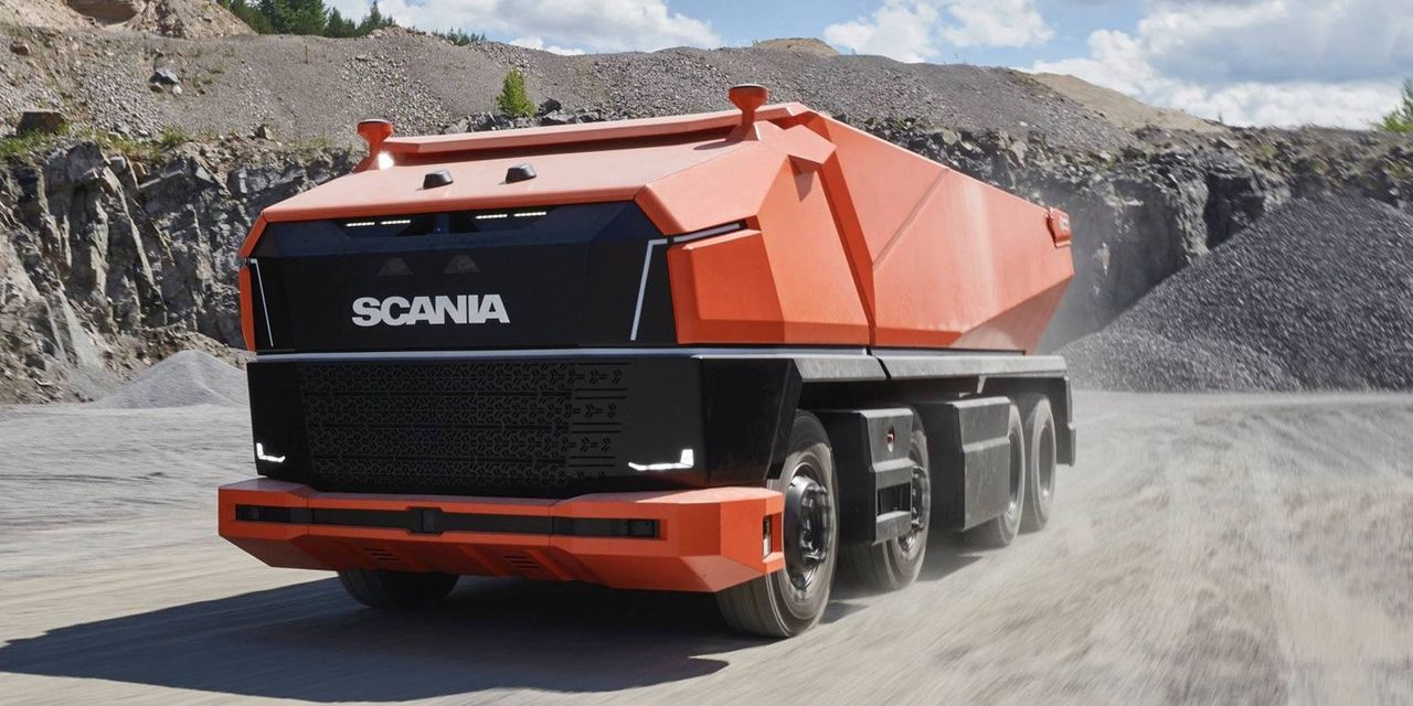 Scania показала грузовик без кабины и с автопилотом.