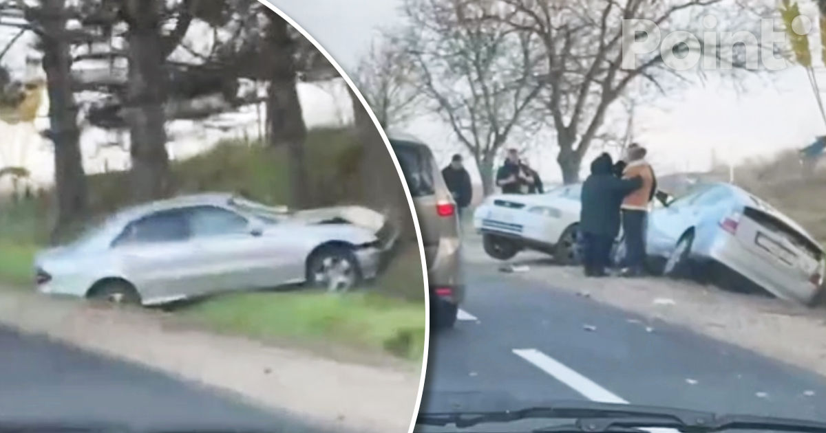 Accident în raionul Anenii Noi: Trei mașini au ajuns într-un șanț.