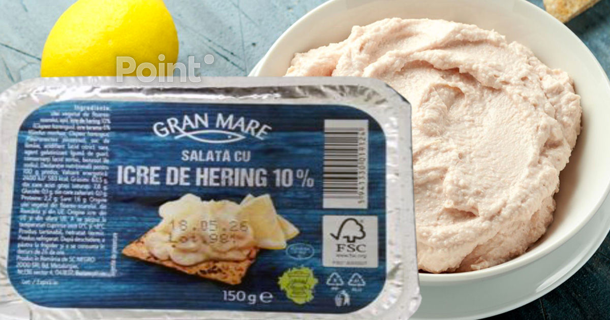 Салат с икрой сельди из Румынии отзывают из продажи из-за опасной бактерии.