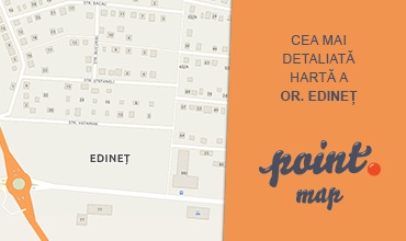 Oraşul Edineţ pe Point Map.