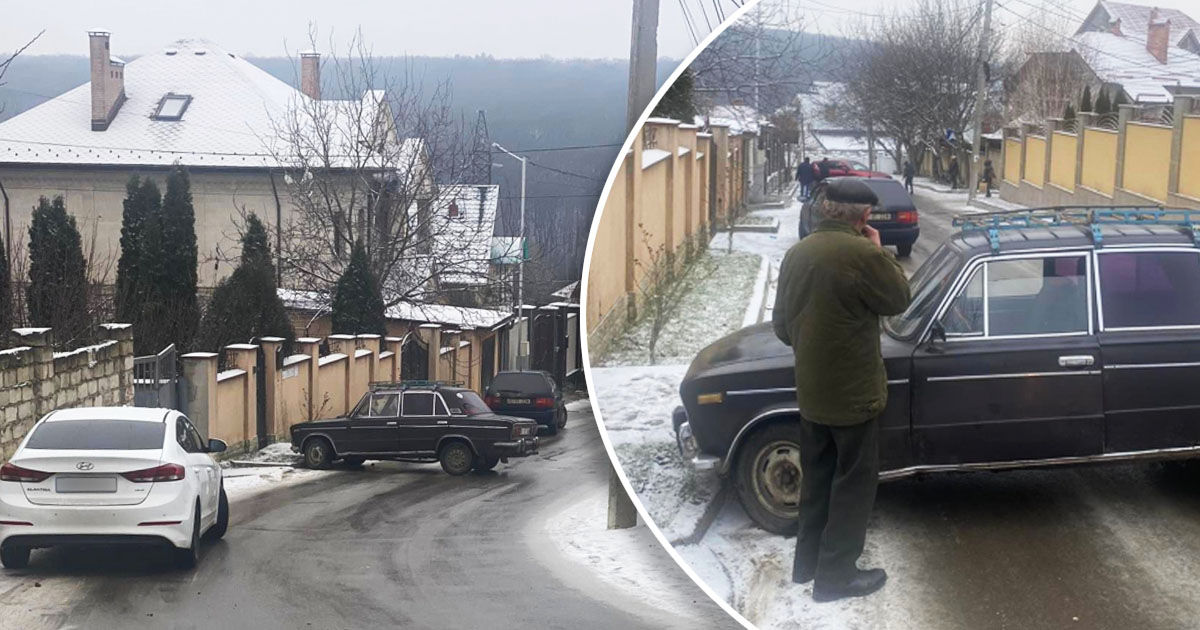 Улицы Кишинева превратились в каток. Коллаж: Point.md