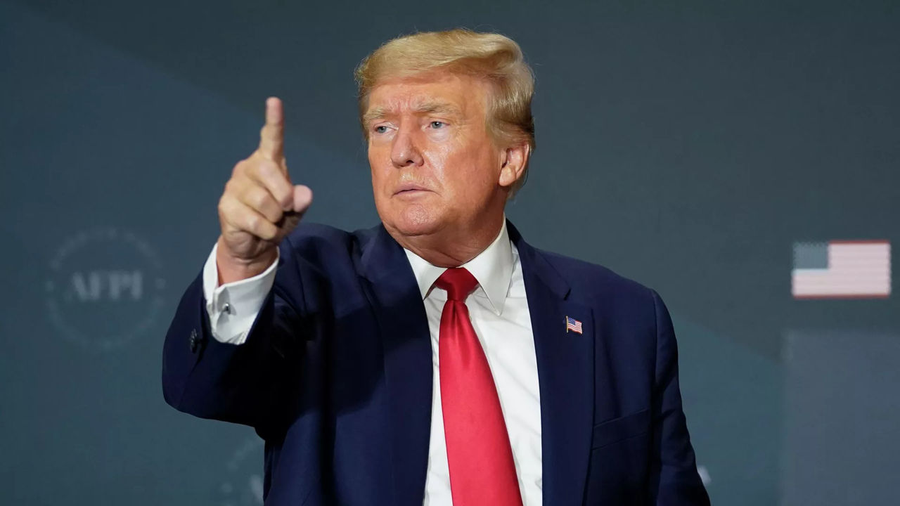 Экс-президент США Дональд Трамп.