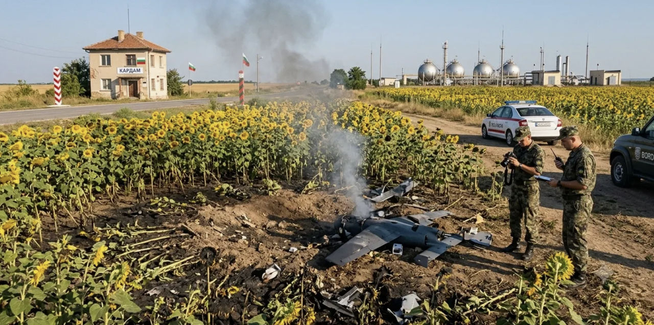 Минобороны Болгарии о взрыве возле газопровода: Вероятно, это украинский дрон.