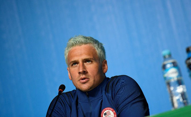 Американец Райан Лохте, олимпийский чемпион по плаванию. Фото: afp.com