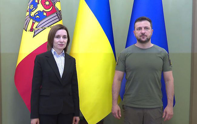 Зеленский: Украина и Молдова должны усиливать сотрудничество во всех сферах для противодействия российской агрессии.