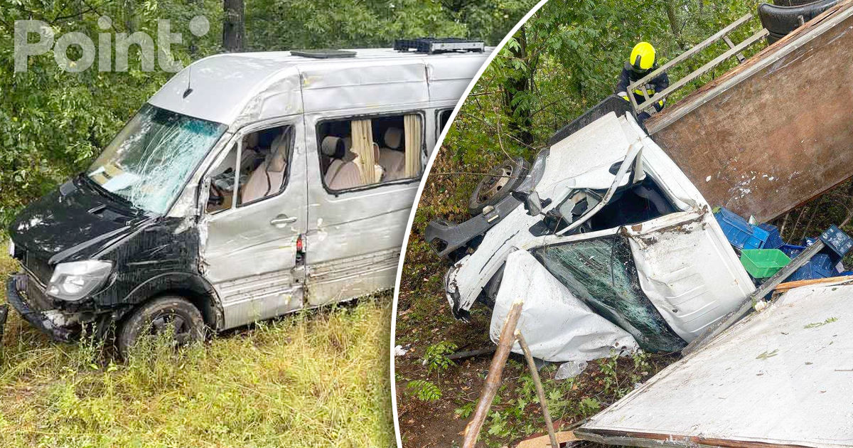 Accident rutier în raionul Strășeni: Două persoane au ajuns la spital.
