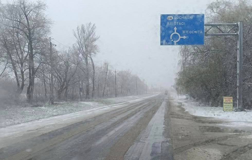 ASD: Se circulă în condiții de iarnă în nordul Republicii Moldova.