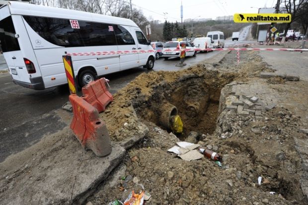 O stradă din sectorul Centru al capitalei și alta din sectorul Râșcani urmează să fie închise ceva timp. Foto: realitatea.md