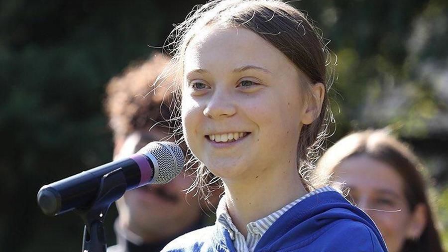 16-летняя шведская экоактивистка Грета Тунберг.
