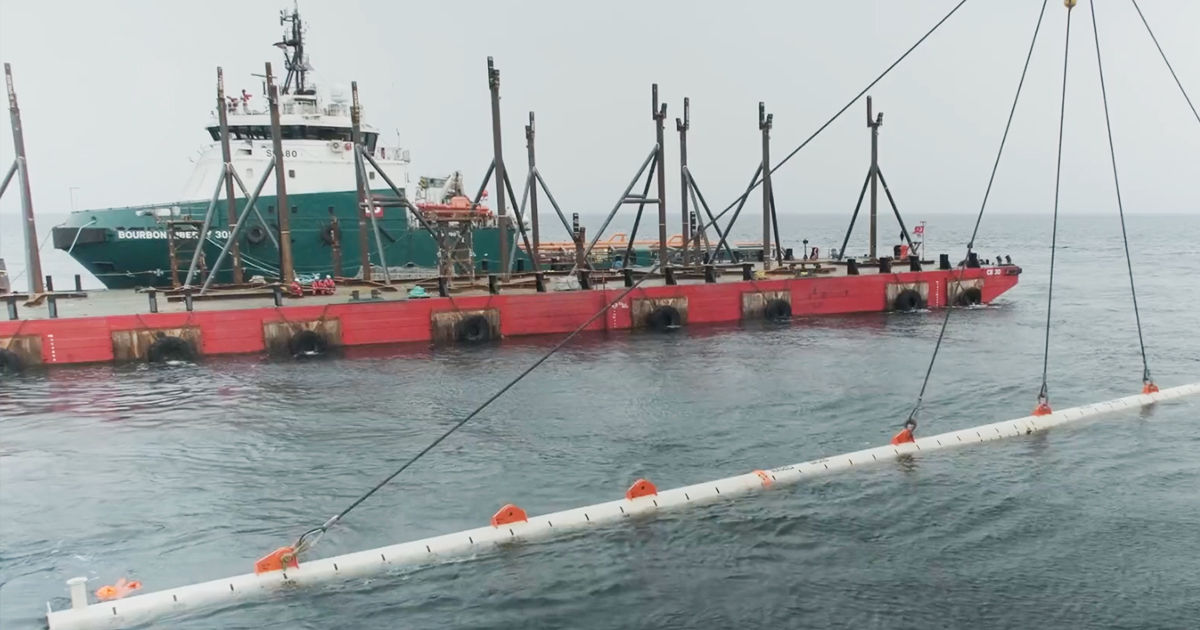 Турция завершила монтаж газопровода из Черного моря в наземный пункт.