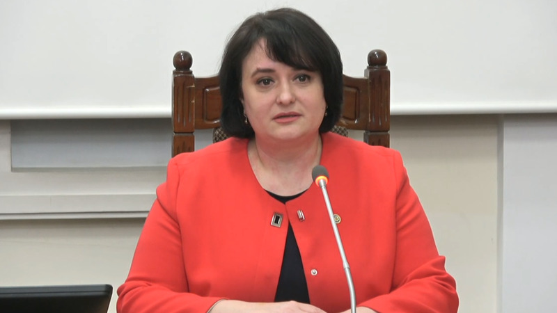 Министр здравоохранения, труда и социальной защиты Виорика Думбрэвяну.