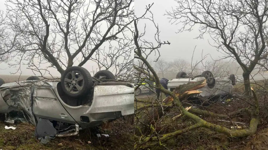 Accident la Edineț: Șoferul beat a încercat să fugă de la locul faptei.