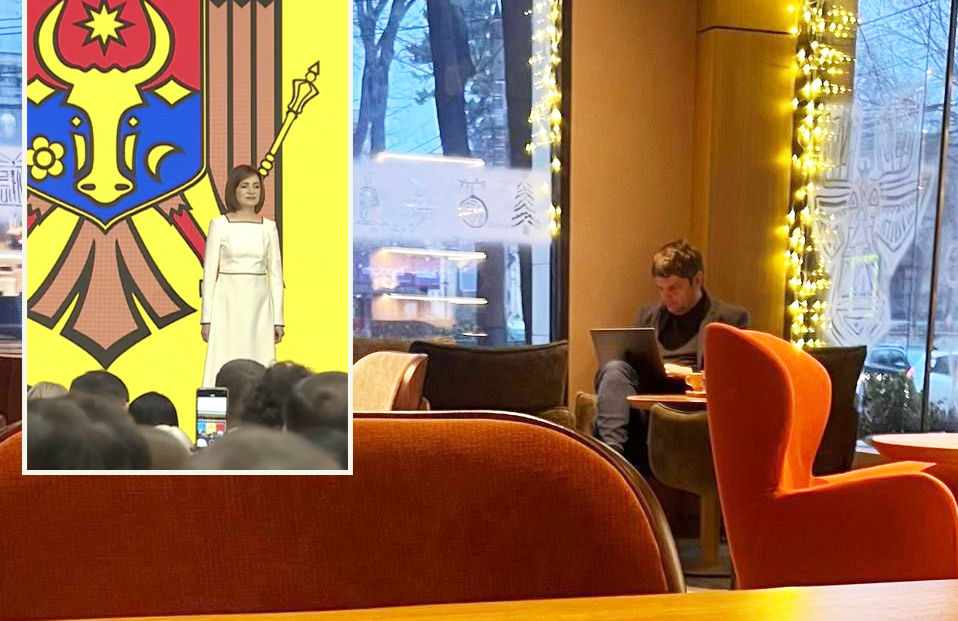 Andrei Spînu, absent la inaugurarea Maiei Sandu: A fost surprins într-o cafenea.