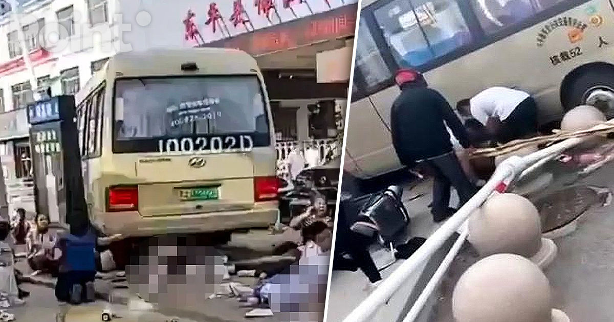 Un autobuz școlar a călcat mortal 11 persoane în China.