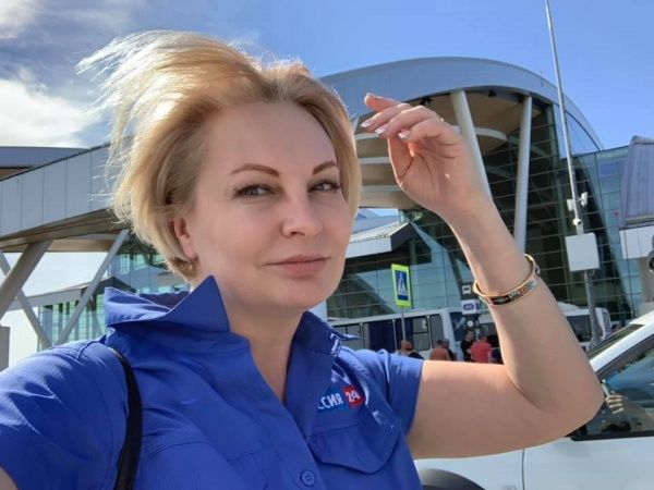 Журналистка ВГТРК Ольга Курлаева.
