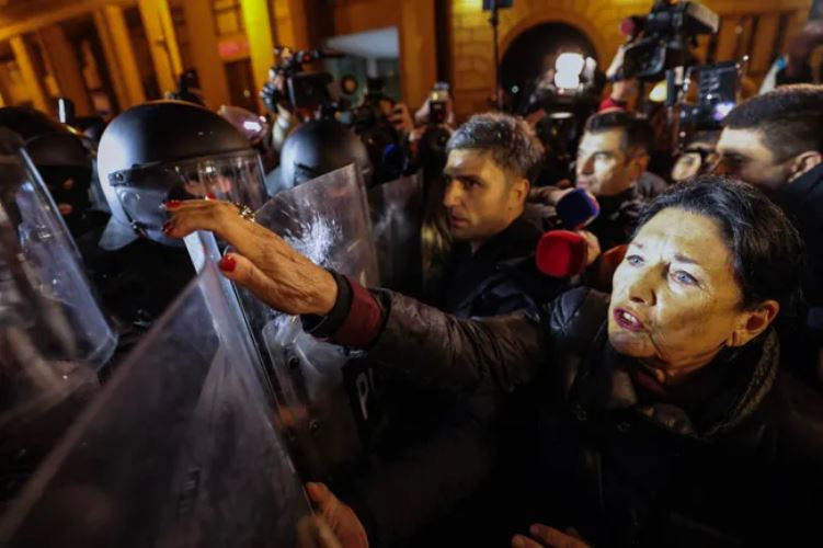 Președintele Georgiei, despre acțiunile forțelor de securitate: Guvern rus, metode rusești.