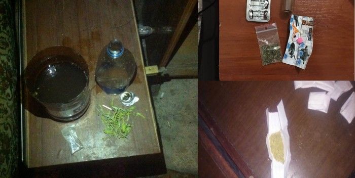 Spelunci de droguri camuflate în trei apartamente, deconspirate de poliție în Capitală. Foto: politiacapitalei.md