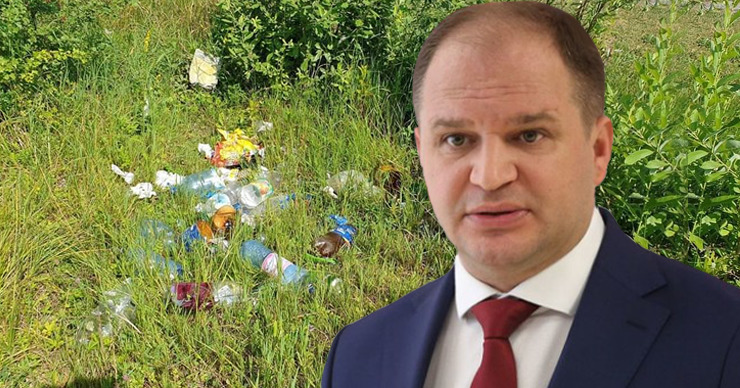 Чебан призвал полицейских следить за соблюдением чистоты в зеленых зонах. Коллаж: Point.md
