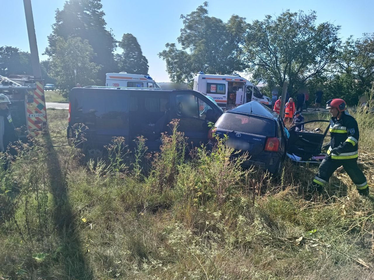 Grav accident la Sângerei: O persoană a murit și altele două au ajuns la spital.