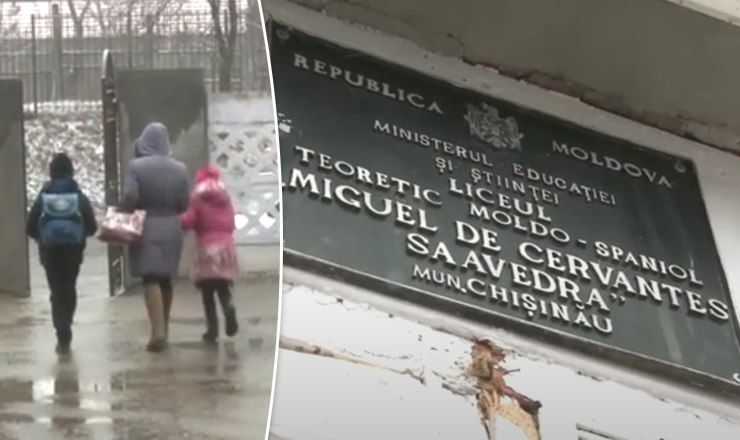 В кишиневском лицее вспыхнул пожар.