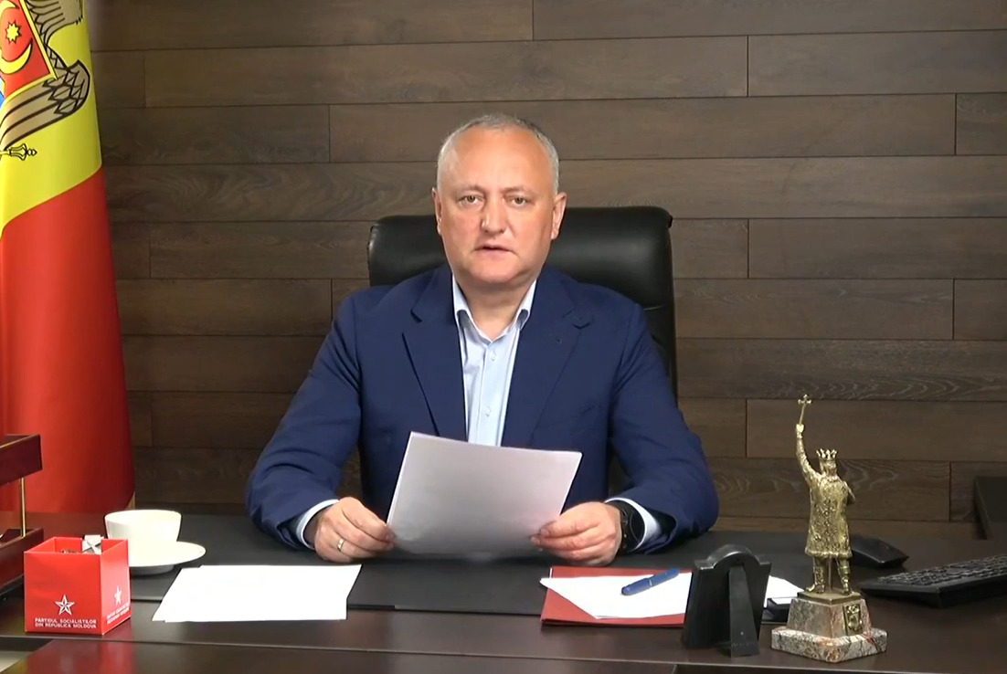 Председатель ПСРМ Игорь Додон.