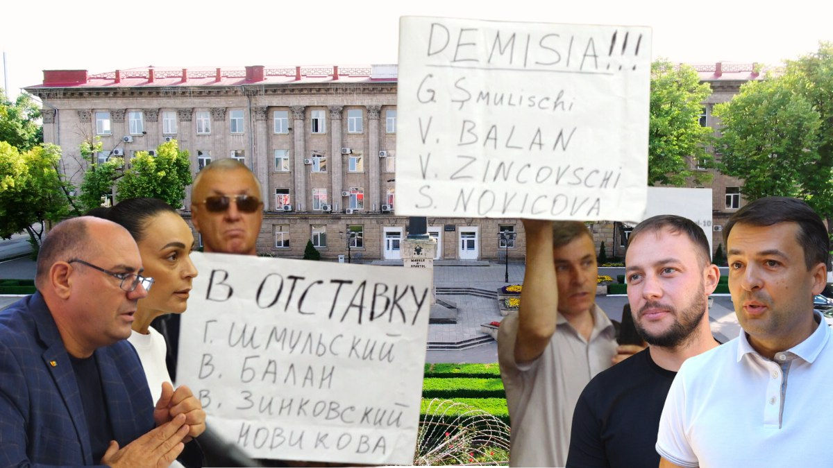 Ședința Consiliului Municipal Bălți a fost amânată și s-a încheiat cu un protest.