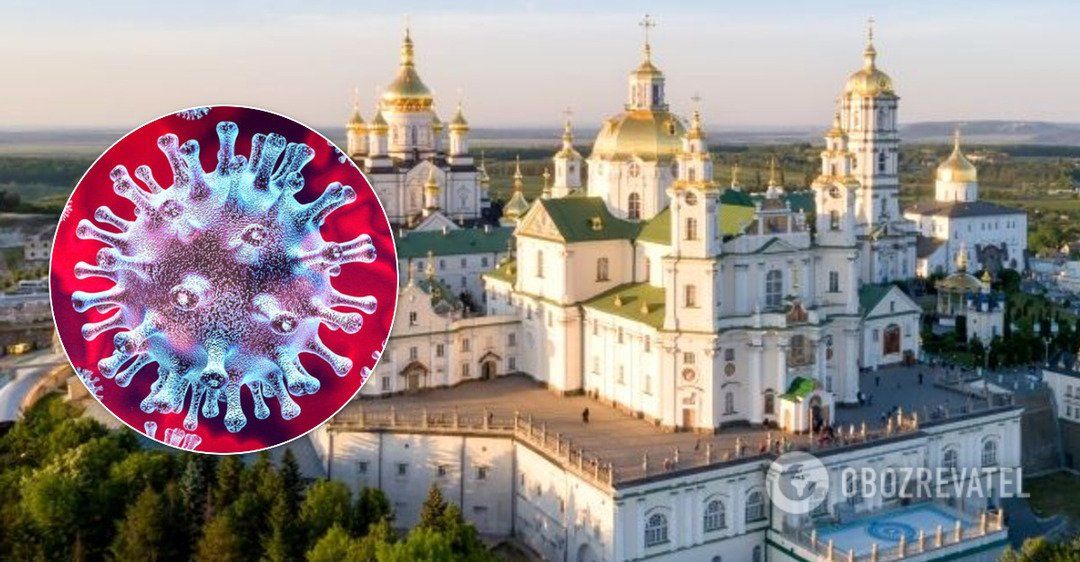В Почаевскую лавру не пускают врачей.