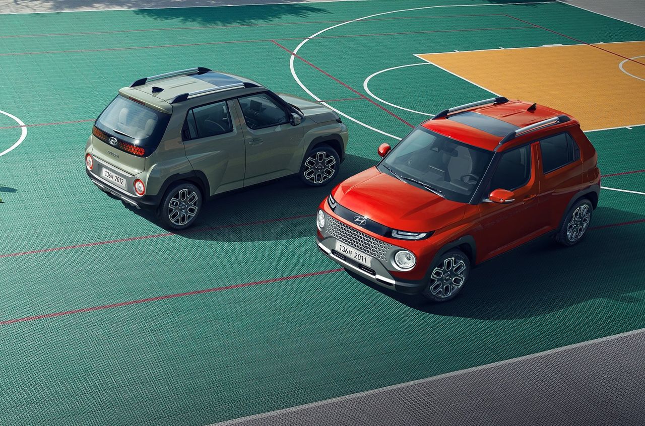 Hyundai раскрыла внешность кроссовера Casper.