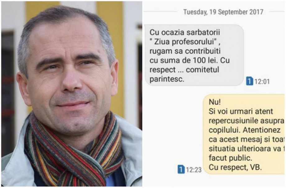Родитель из Кишинева отказывается участвовать в неофициальных сборах денег в школе.