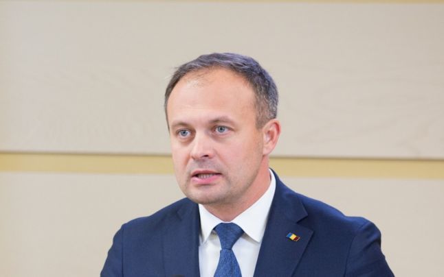 Şeful Legislativului, Andrian Candu.