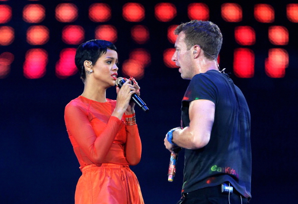 Cei doi s-au cunoscut in 2012, cand au colaborat pentru melodia trupei Coldplay "Princess of China".