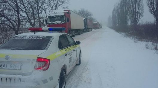 Движение по трассе R30 временно приостановлено. Фото: politia.md
