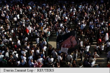 Protest la o lună de la asasinarea jurnalistei din Malta