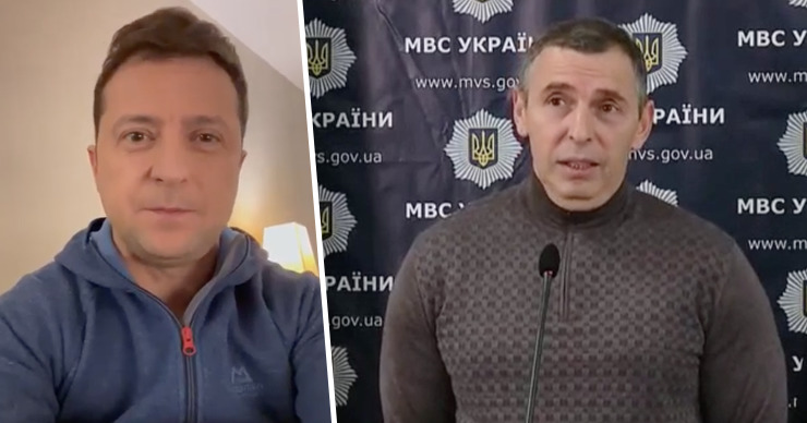 Владимир Зеленский и Сергей Шефир по поводу обстрела машины: Ответ будет сильным. Коллаж Point.md.