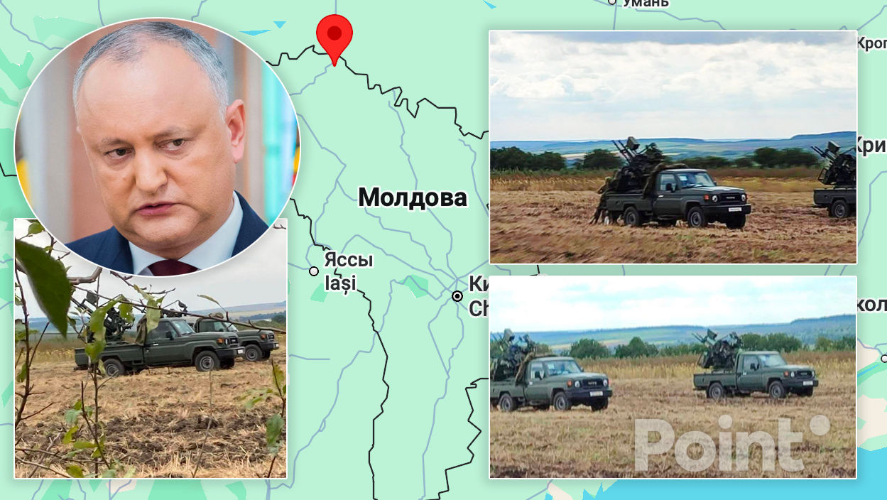 Додон потребовал объяснений из-за внедорожников с пулеметами под Окницой.