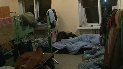Refugiu în fața gerului: Centrul de triere, plin până la refuz