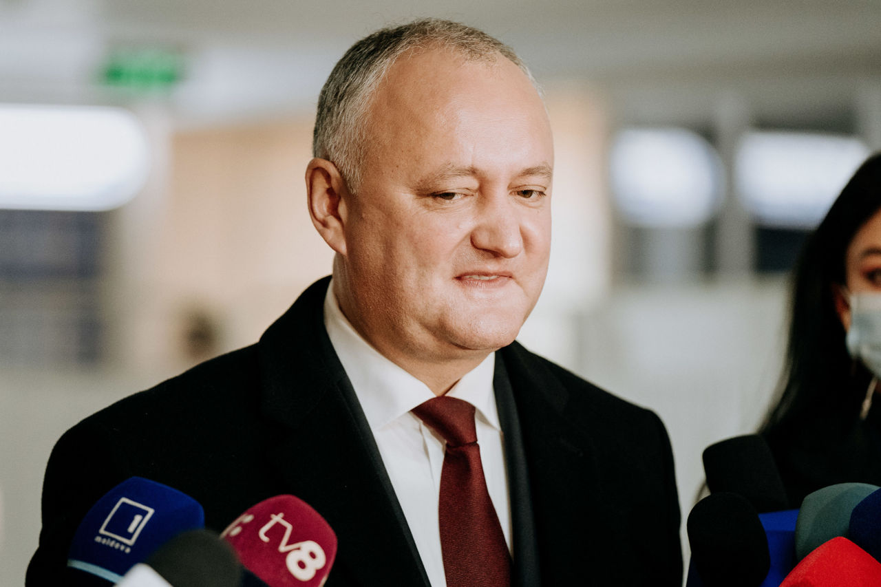 Додон: По мнению внешних партнеров, Санду и PAS "держат" монополию на евроинтеграцию.