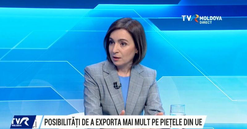Президент Республики Молдова Майя Санду. 