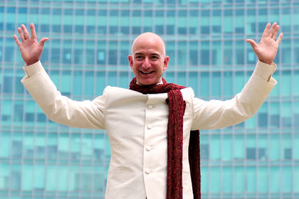 Глава онлайн-ретейлера Amazon Джефф Безос за день заработал 1,15 миллиарда долларов.