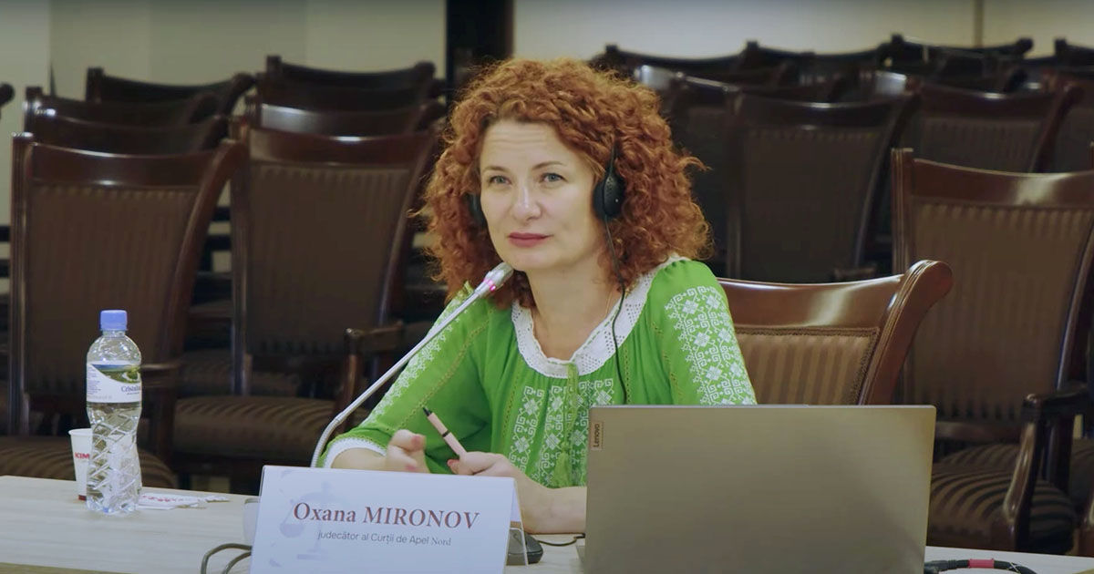 Judecătoarea Oxana Mironov de la Curtea de Apel Nord nu a promovat evaluarea integrității.