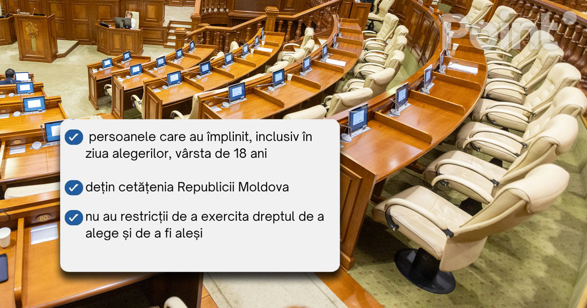CEC a anunțat condițiile de participare în calitate de candidat la funcția de deputat.