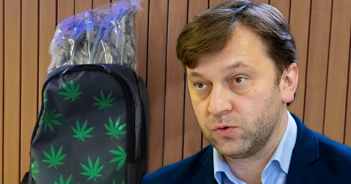 Патентообладатели оставили Алайбе рюкзак с принтом марихуаны. Коллаж: Point.md