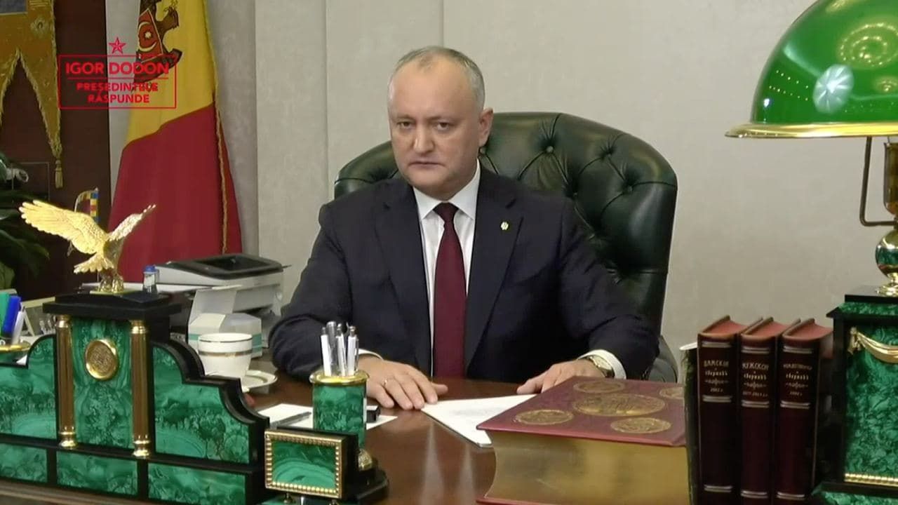 Президент Молдовы Игорь Додон.
