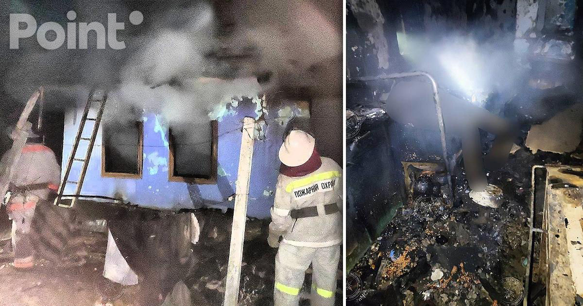 O casă a fost cuprinsă de flăcări la Camenca: Un bărbat a murit.