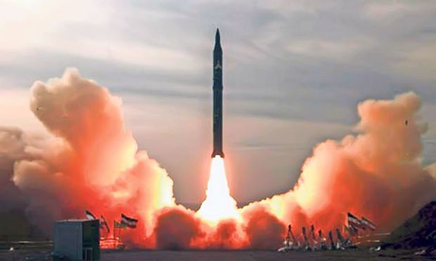 Iranul a testat cu succes o rachetă balistică. Foto: libertatea.ro
