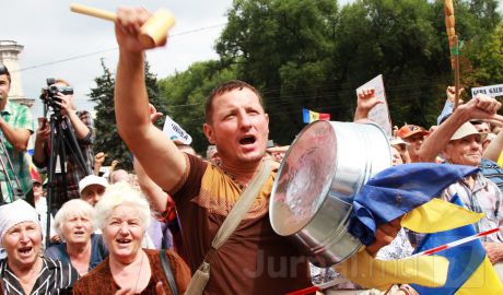 Protestatarilor urma să aibă o întrevedere cu Preşedintele Republicii am fost curios să aflu primul cu ce se va solda.