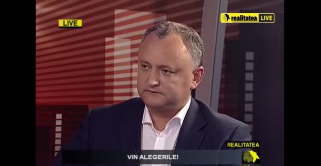 По мнению Додона, у Нэстасе с Санду минимальные шансы на выход во второй тур.